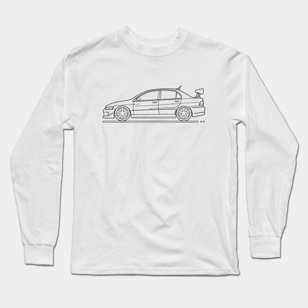 Lancer Evolution VII B Long Sleeve T-Shirt by garistipis